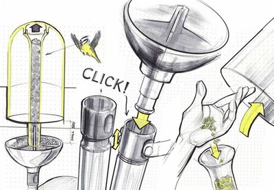Gardena Ready4Garden ClickUp Set Fackel + Pflanzschale + Stiel,neu und OVP