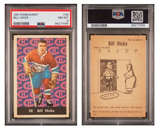 1961 Parkhurst Bill Hicke #38  PSA 8 NM MT