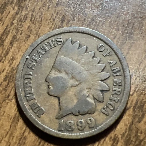 1889 Indian Head Cent Penny   "Actual Coin Pictured"