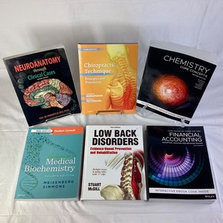 Chiropractic Technique Principles & Procedures Text Book Bundle x6 (L3) CP#8801