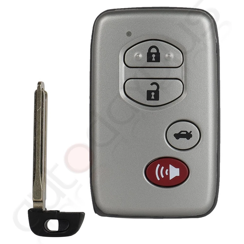 2 Remote Car Key Fob for Toyota Avalon 2006 2007 2008 2009 2010 4 Buttons - Image 4 of 4