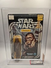 Star Wars Kenner Chewbacca AFA 60 - Green Bowcaster 12 Back C New