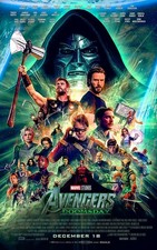 Avengers Doomsday Movie Poster Doctor Doom Marvel Superhero Art Wall Decor