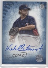 2015 Bowman Inception Prospect Auto Blue 141/150 Kohl Stewart #PA-KST Auto 8p8