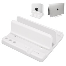 Vertical Laptop Stand Holder, ABS Organizer with Adjustable Dock, 3/4 in 1 De...