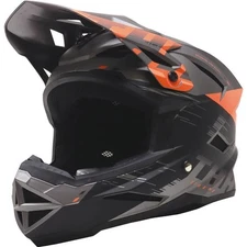 THH T-42 Xtreme Youth BMX Helmet | Grey/Black/Orange