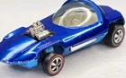 Hot Wheels Redline EARLY Blue Silhouette US White Interior Vintage Original