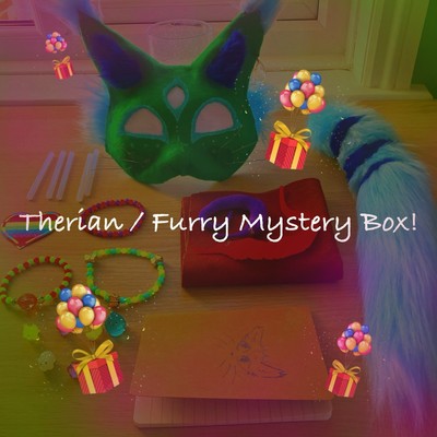 RIESIGE GRÖßE Furry And Therian Mystery Box, Überraschungspaket, zufällige Ausrüstung