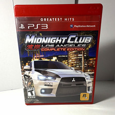Rockstar Midnight Club: Los Angeles Complete Edition Greatest Hits PS3 w/ Manual