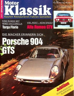 1) Motor Klassik 12/1993 - Porsche 904 Carrera GTS m - Chevrolet Series 62 Eldor