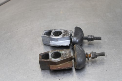 #ad #ad 06 08 KAWASAKI NINJA 650 EX650 SWINGARM CHAIN TENSIONER ADJUSTMENT BRACKETS $36.94