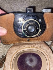 Argus Anastigmat Triplet Camera With Leather Case Collectable/untested