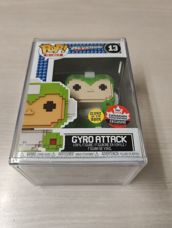 Funko Pop! 8-Bit: Mega Man - Megaman (Gyro Attack) (8-Bit, Glow) - GameStop Fan