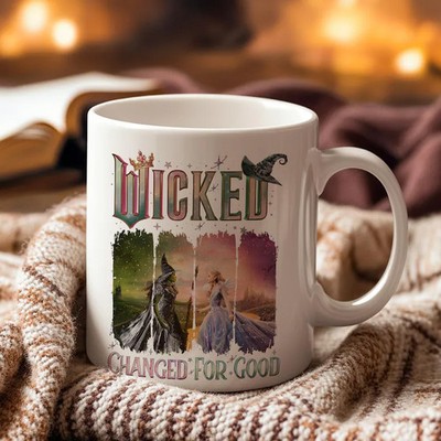 Disney Wicked Changed For Good Magical Fantasy White Coffee Mug