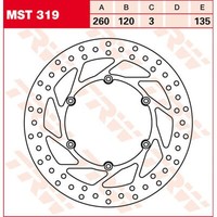 TRW Lucas MST319 Bremsscheibe Starr