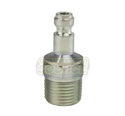 Prevost 1/2'' Male NPT Truflate Automotive Style High Quality Steel Coupler Plug