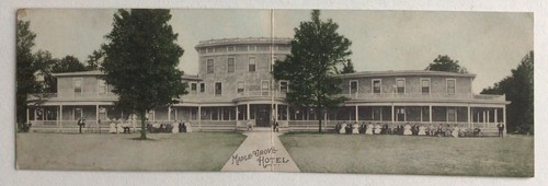 Vintage Fold Out Open Postcard Maple Grove Hotel Chillicothe Ohio