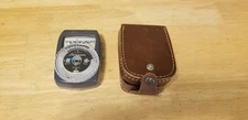 Gossen Lunasix Professional Analog Photo Light Meter Untested w leather case