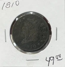 1810 Classic Head Large Cent Environmental