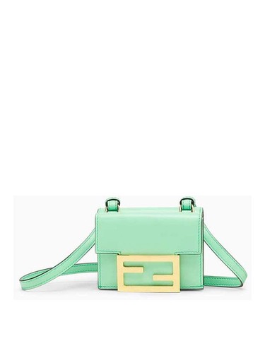 Fendi Baguette FF Logo Wallet with Strap Used