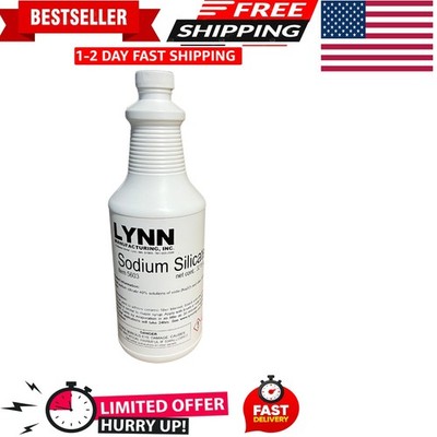 High Temperature Adhesive, 2000F Rated, Sodium Silicate, Water Glass, 40% Sol...