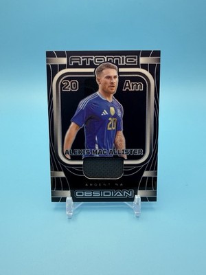 2023/24 Panini Obsidian Soccer Alexis Mac Allister /50 Patch Atomic Material