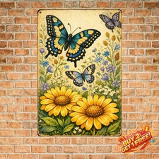 Cabin in the Woods Rustic Indoor Metal Sign 8x12 Vintage Forest Wall Art