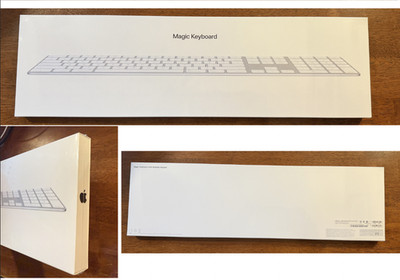 Apple Magic Keyboard with Numeric Keypad A1843 - White | eBay