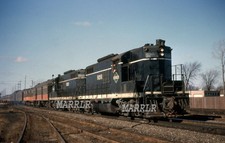 RR Print-ILLINOIS CENTRAL IC 9201 GP9 Leading Passenger Train