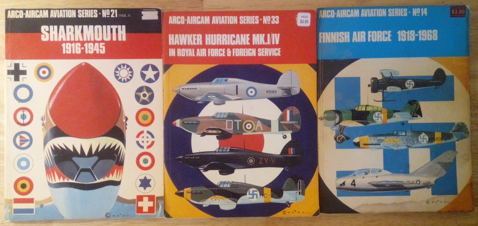 Lot of 3 ARCO-AIRCAM Aviation Series No 14 21 & 33