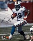 RONNIE BROWN Signed Autographed 8x10 Action Photo..MIAMI DOLPHINS RB Star