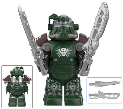 Fallout T-51 Power Armor Gunners Figur (Variante B: Bullet Skull)