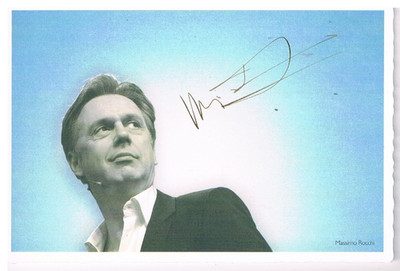 Massimo Rocchi, original Autogramm auf Autogrammkarte