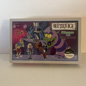 Culturefly Beetlejuice Animated Clingers Peel & Stick Adventure Scene NIB SEALED
