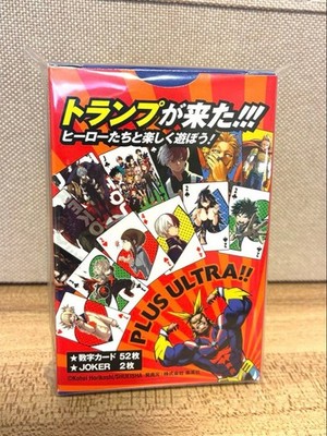 My Hero Academia Playing Cards Unopened Japan Anime Collectible