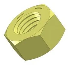 Grade 8 Hex Nuts, 2"-12 (1 per pack)