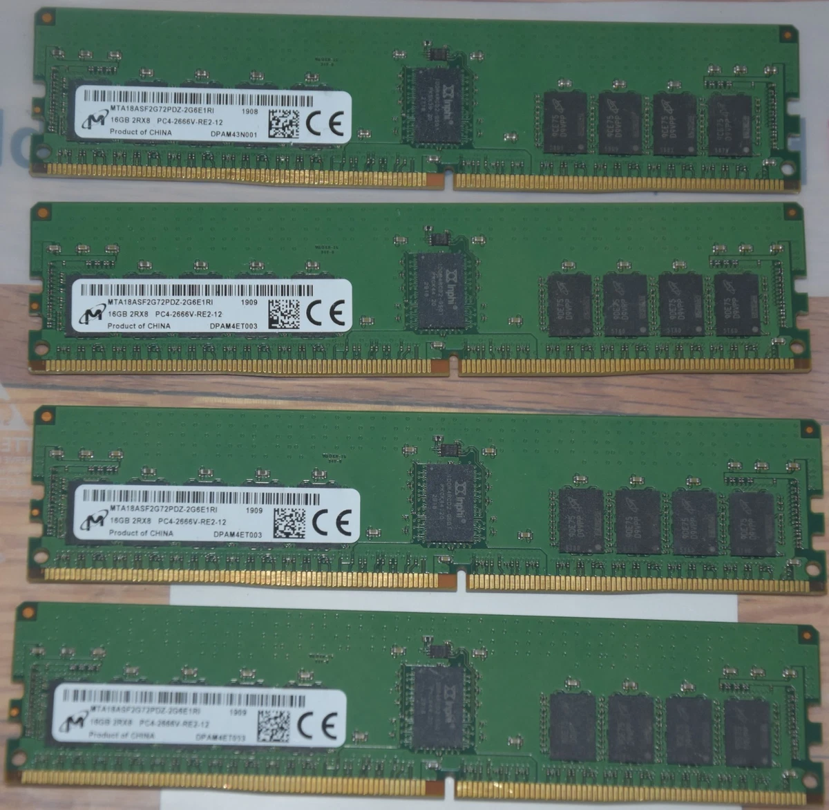 Las mejores ofertas en Micron ordenador PC4-21300 (DDR4-2666