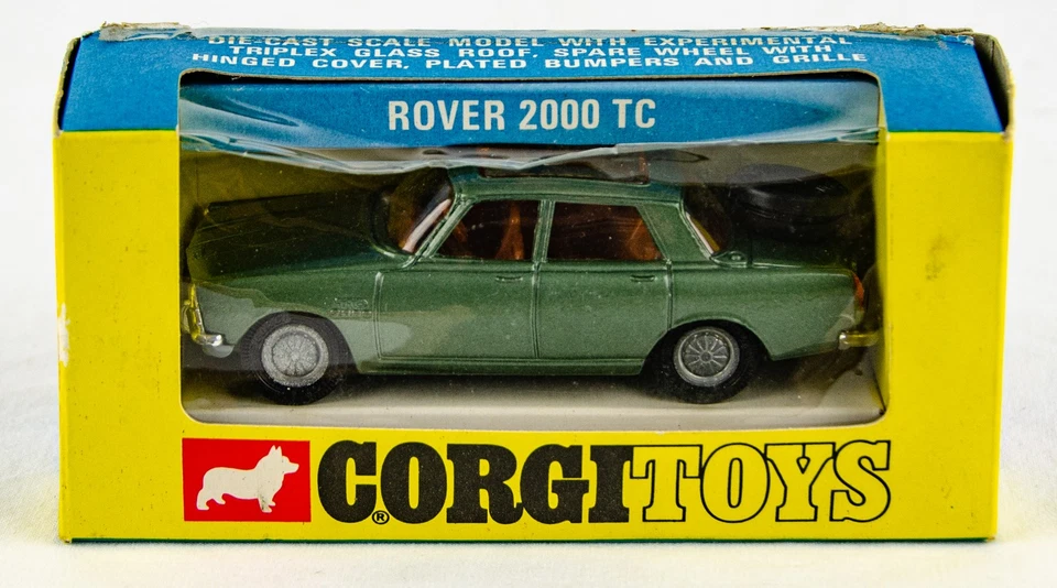 Corgi Toys 275 Rover 2000 TC w/ Take off Spare Green 1:50Scale Diecast Model Car - Image 2 of 4