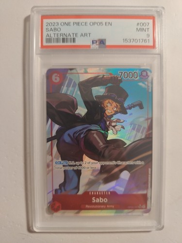 Sabo (Alternate Art) graded PSA 9 for sale on eBay