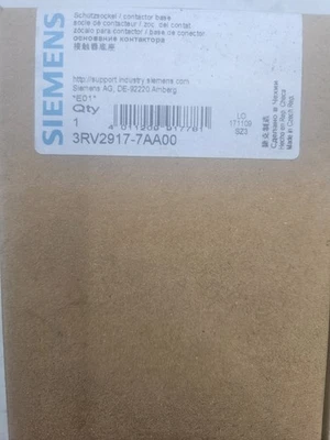 Siemens 3RV2917-7AA00 CONTACTOR BASE S00 FOR 3RV29 — General Accessories