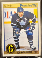 1991-92 O-Pee-Chee Premier Bob Rouse #151 Toronto Maple Leafs
