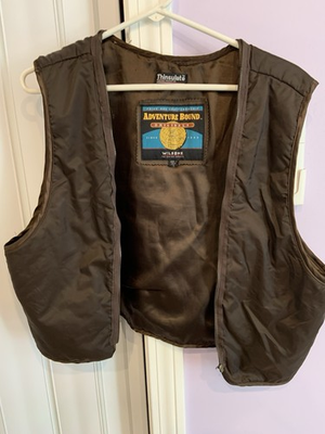 #ad Adventure Bound By Wilsons Brown Quilted Liner Zip In Size Small $9.90