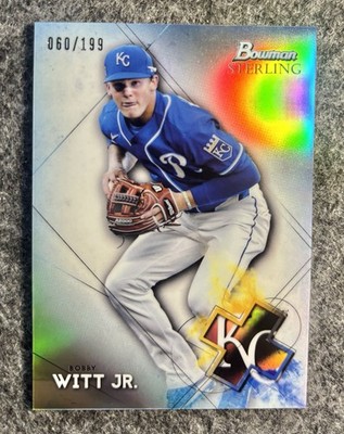 2021 Bowman Sterling Bobby Witt Jr RC Refractor /199 Kansas City Royals #BSP-31
