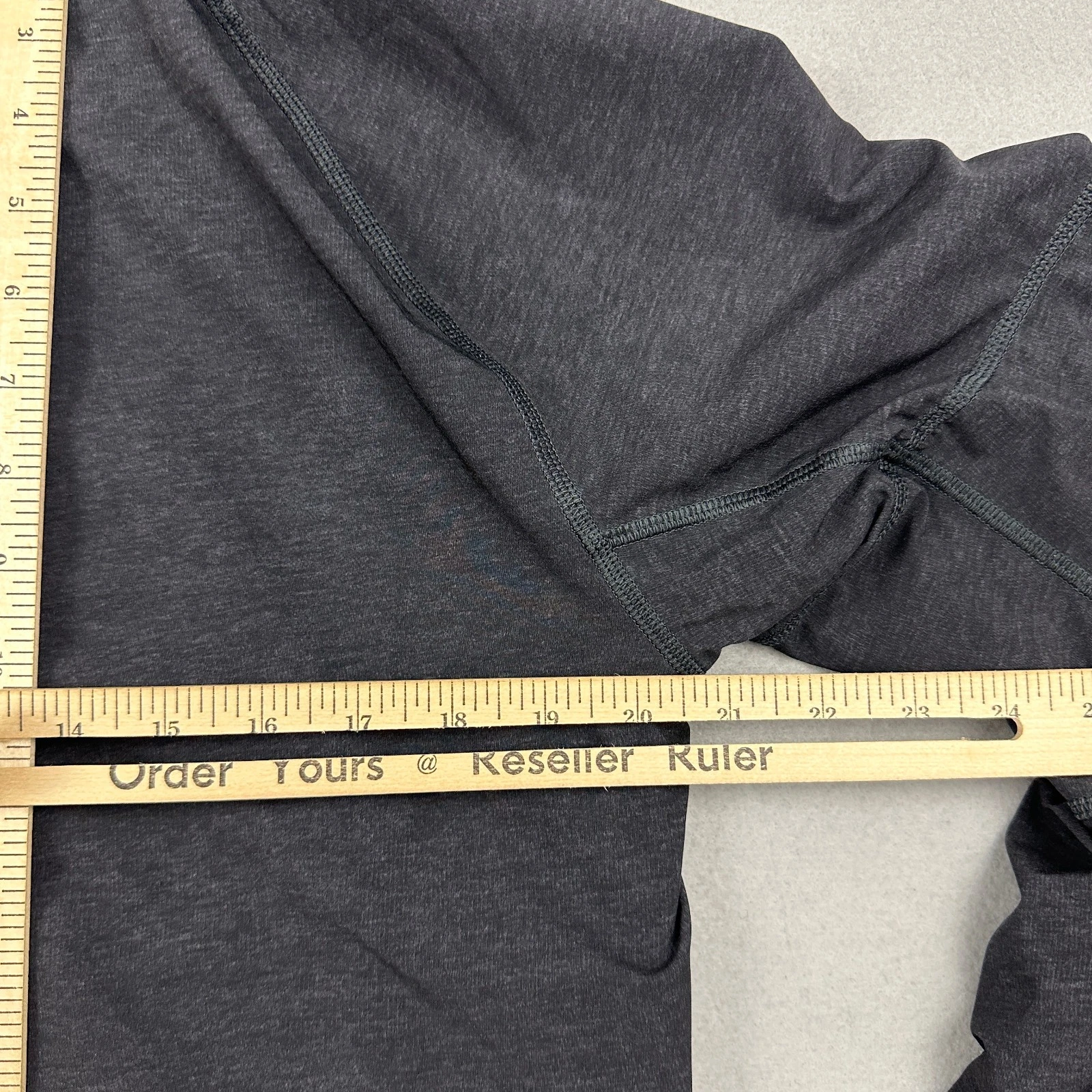 Lululemon Jacket Men Medium Gray Performance Reversible Half Zip Pullover Hood M - product detail image 12