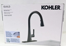 Kohler R33912-BL Guild Pull-down Kitchen Sink Faucet Matte Black