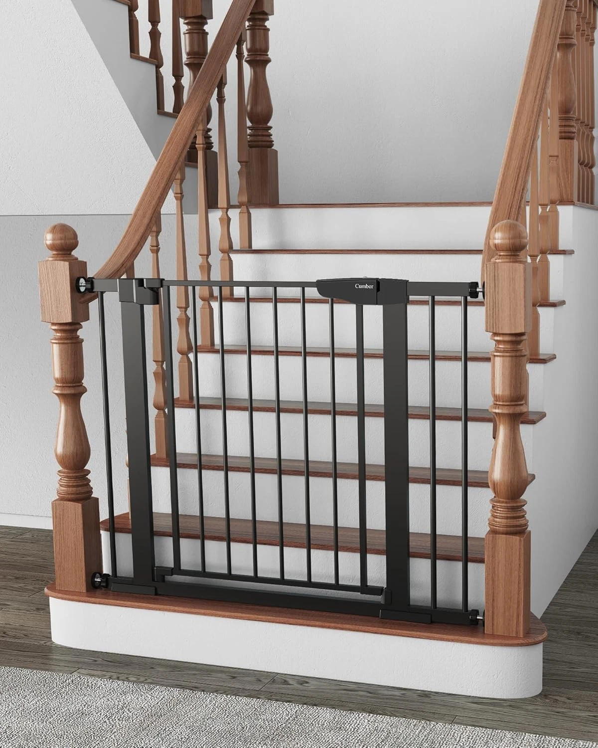 29.7-40.6" Baby Gate Stairs Baby Essential Safety Gate Mom's Choice Awards