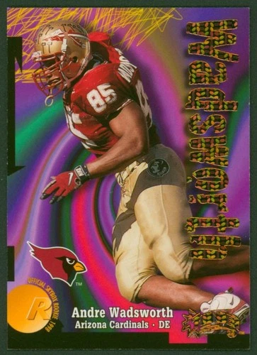 1998 SkyBox Thunder Super Rave ANDRE WADSWORTH #249 RC Rare Cardinals SP #/25