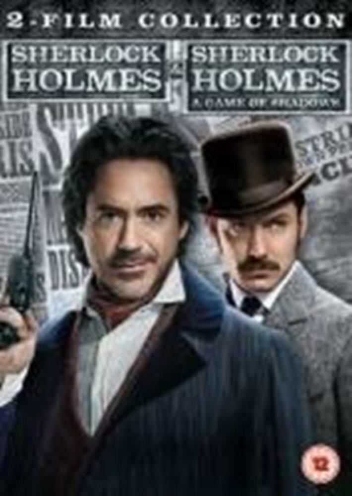 Sherlock Holmes and Sherlock Holmes: A Game of Shadows DVD (2012) Jude Law New