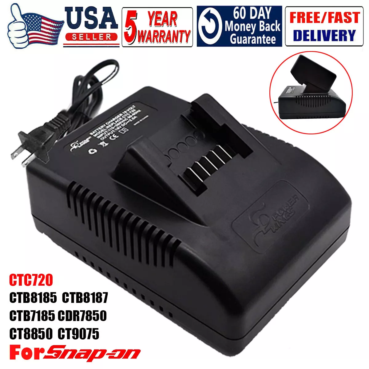 Snap on 2024 battery charger