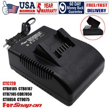 For Snap on 18V Battery CTB8185 CTB8187 CTB7185 CT7850 CT8850 Charger CTC720 US